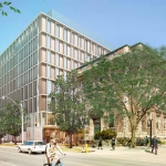 North view rendering of the Centre for Engineering Innovation & Entrepreneurship