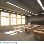 A rendering of a classroom at University of Toronto Schools, part of the U of T Engineering team proposal to compete at the Green Energy Challenge in Boston. (Courtesy: CECA/NECA U of T).