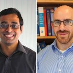 Professors Arun Ramchandran (ChemE) and Adam Steinberg (UTIAS) are U of T Engineering’s two newest Canada Research Chairs (Photo: Jen Hsu/Tyler Irving)