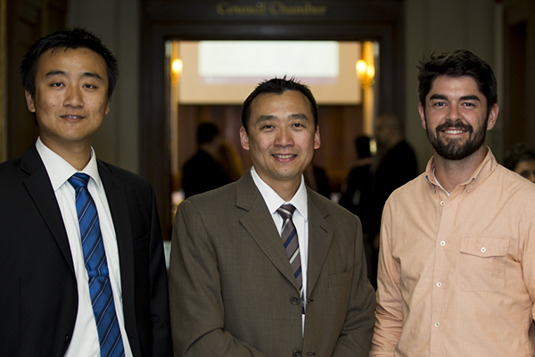 Hugh Liu, Everett Findlay and Henry Zhu