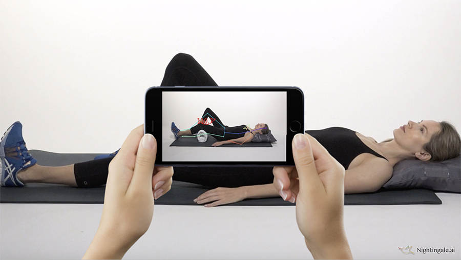 Nightingale.ai connects physiotherapists and their patients remotely, leveraging vision-based AI to analyze patient progress. The goal is to lower the cost of providing physiotherapy while enhancing outcomes, both in the near and long term. (Photo courtesy: Nightingale.ai)