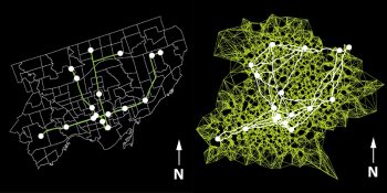 Image link to Could a ‘virtual slime mould’ design a better subway system?