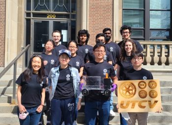 Image link to U of T Engineering student team wins first place at regional Chem-E-Car competition