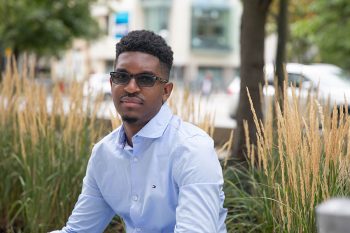 Image link to The idea factory: Meet sustainable chemistry researcher and IBET Momentum Fellowship recipient Gaius St. Marie