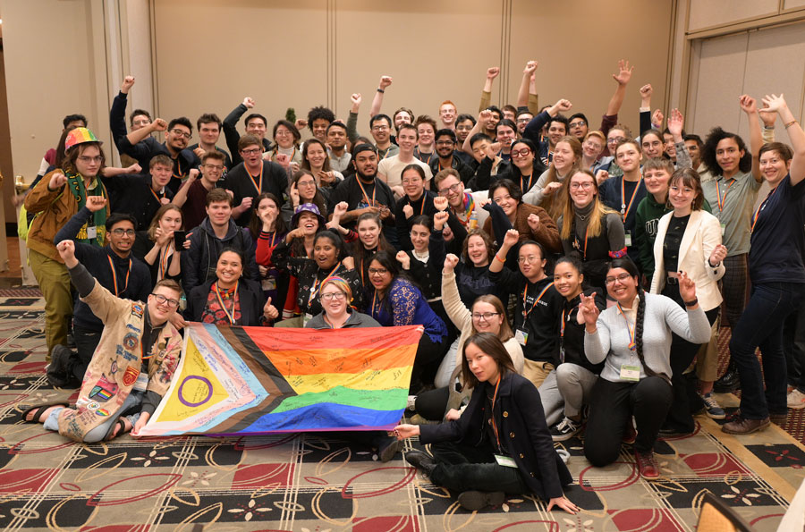 Students from across Canada attended the inaugural EngiQueers Canada conference, held in Toronto from January 27–29, 2023.