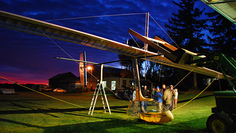 Human-powered ornithopter