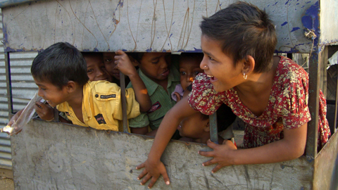 Children in Dhaka