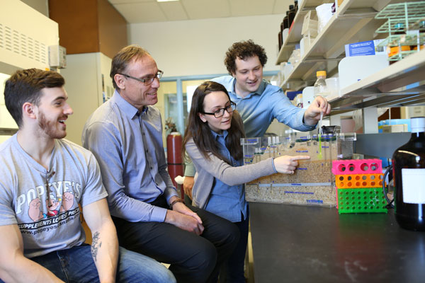 Professor Brent Sleep and his research team