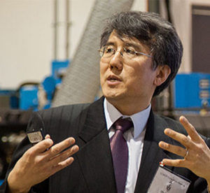 Professor Chul Park (MIE) is an expert in microcellular plastics. His new partnership with NanoXplore will create graphene-polymer composites with new properties, such as thermal and electrical conductivity. (Courtesy Chul Park).