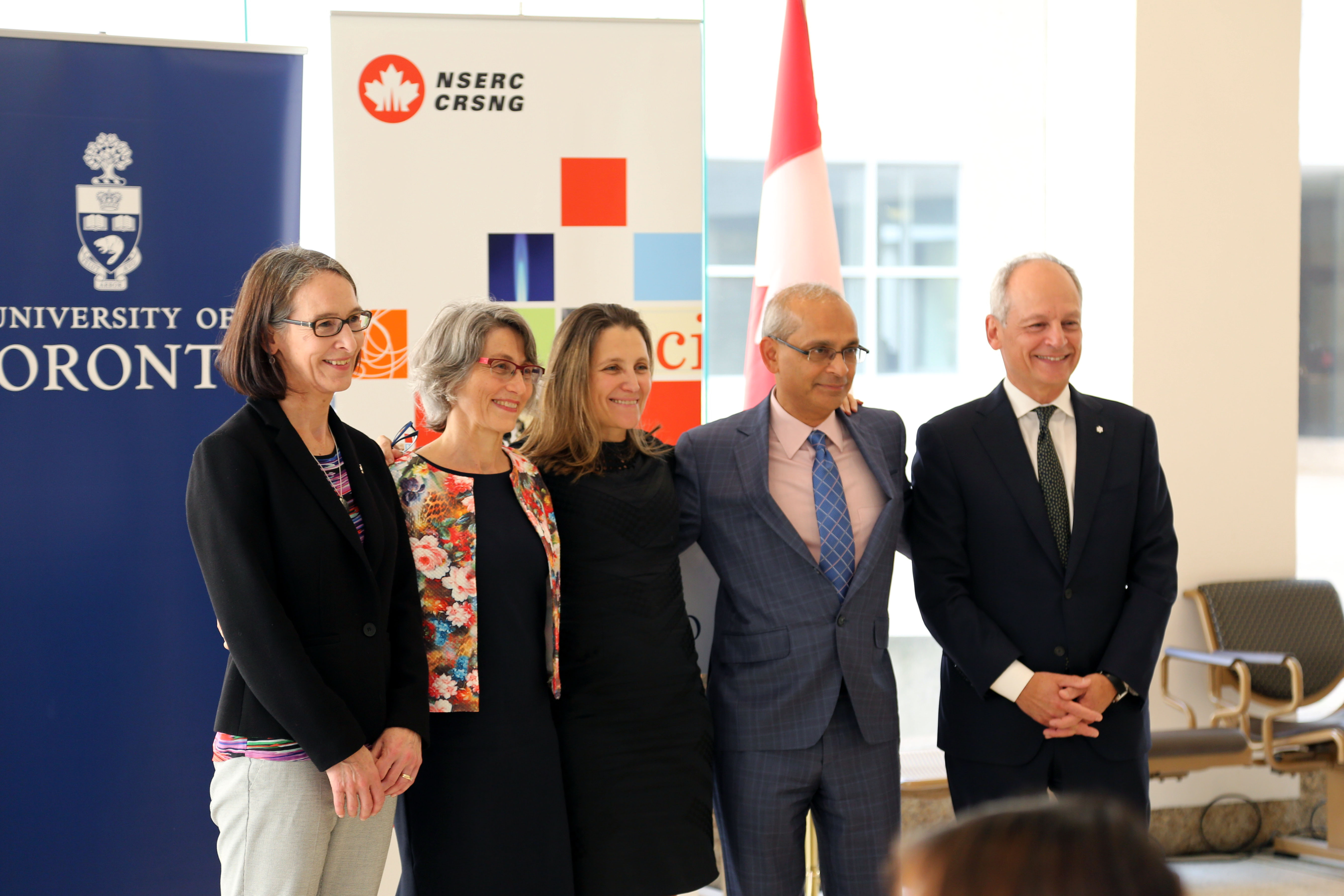 NSERC announcement at U of T