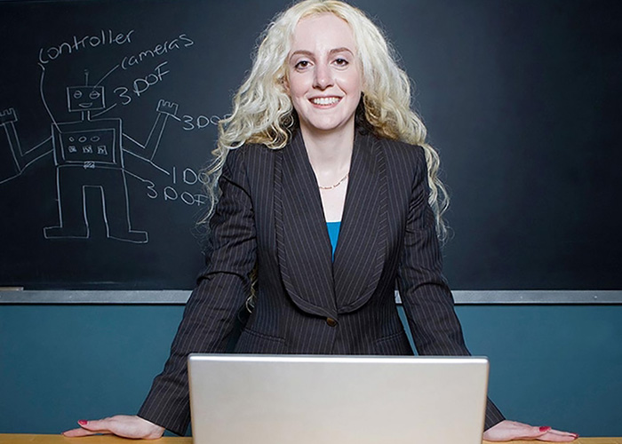 “Human movement and behaviour are unpredictable, so we are seeing if robots can adapt and react to that,” says Professor Goldie Nejat (MIE).