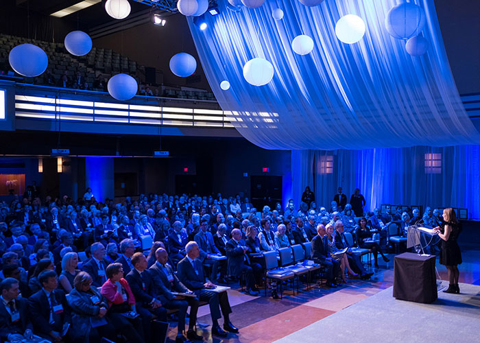 For the first time in its 29 years, the Arbor Awards were hosted off U of T property at the Carlu in downtown Toronto (photo by Gustavo Toledo Photography)