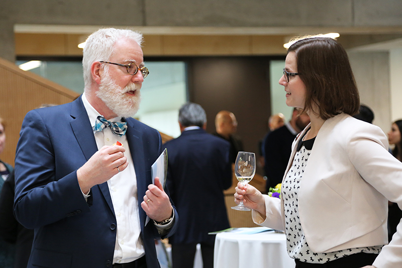The celebration recognizes U of T Engineering faculty and staff as well as those who received awards and major research grants over the past year. (Photo: Liz Do)