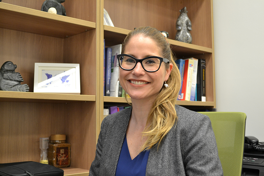Professor Erin Bobicki (MSE, ChemE) is among five U of T Engineering researchers awarded NSERC Strategic Partnerships Grant. (Photo credit: Kevin Soobrian)