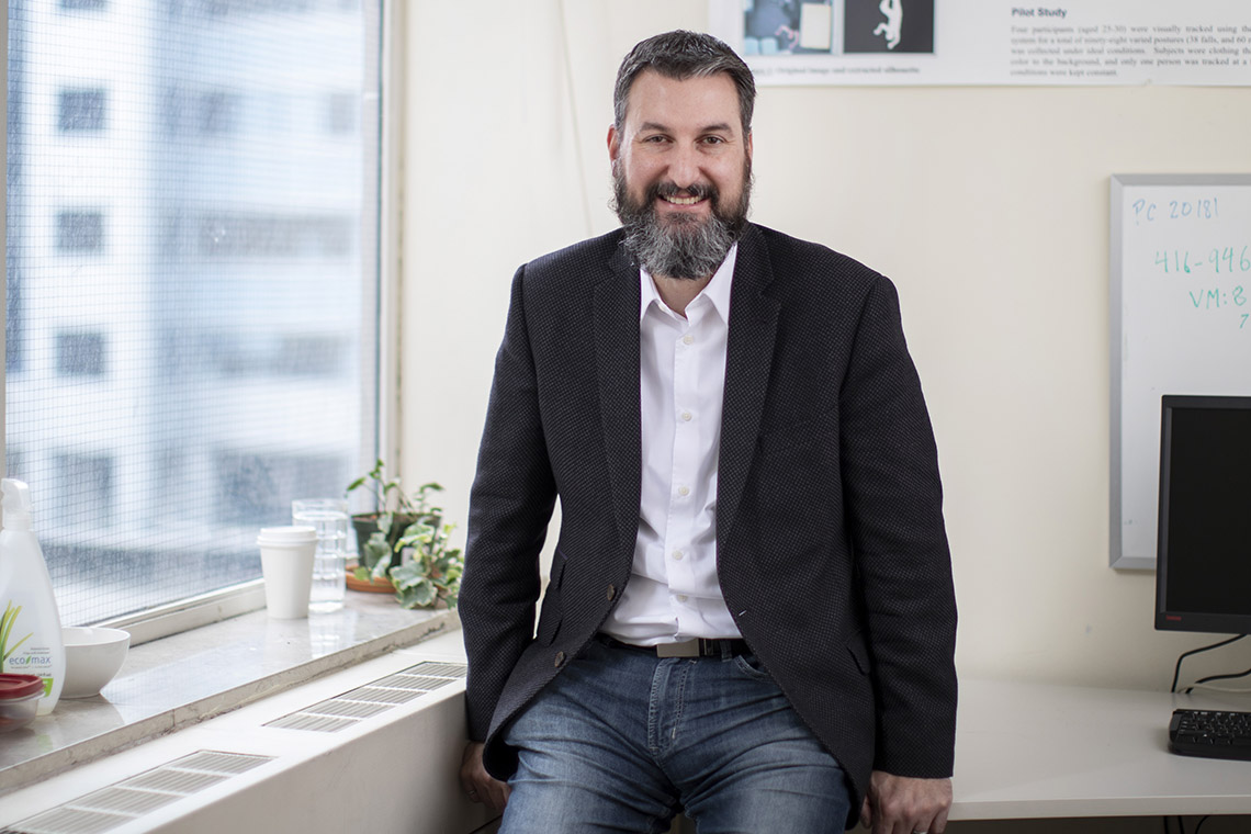 The new joint centre on robotics for elder care is led by professors Alex Mihailidis (IBBME, Medicine) and Yan Fu at the Huazhong University of Science and Technology. (Photo: Nick Iwanyshyn) 