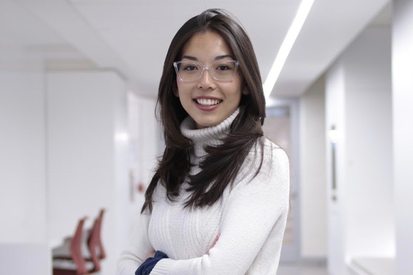 “The talent gap isn’t closing,” says U of T Engineering alumna Kimberly Ren (EngSci 2T0), who led the first study to quantitatively establish predictors for women pursuing ML/AI careers. (Photo courtesy of Kimberly Ren)  