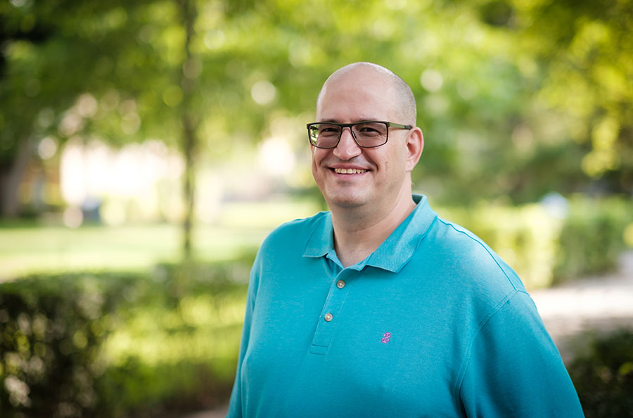 Professor Jason Bazylak (MIE) is one of three U of T Engineering professors who have recently been inducted as fellows of the Canadian Engineering Education Association. (Photo: Jeremy Sale)
