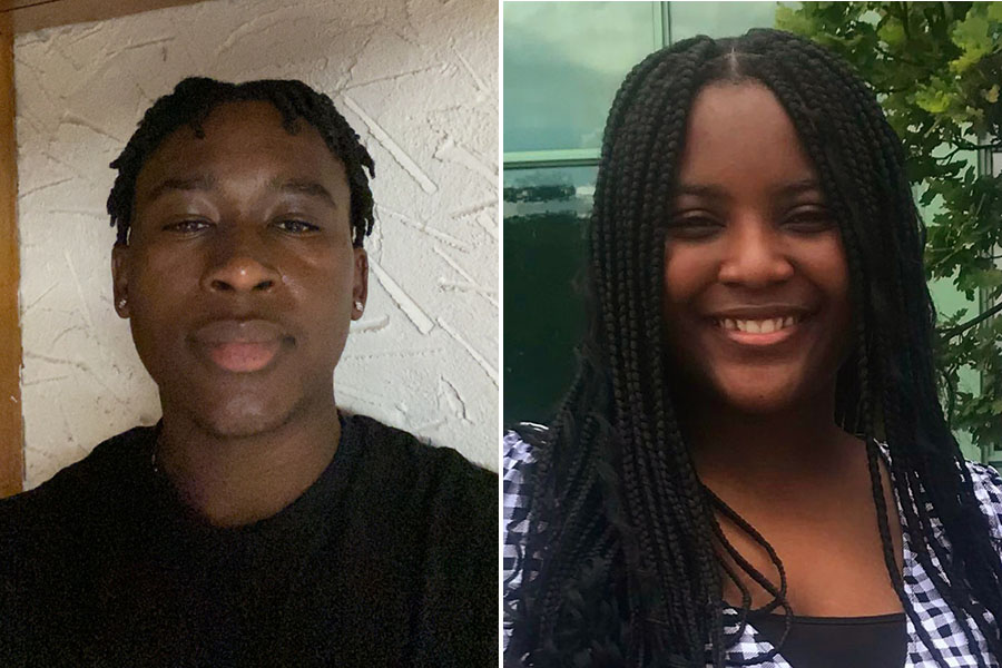 Stephen Laditi (Year 1 CivE, left) and Favour Nwanna (Year 1 TrackOne, right) are two graduates of the Blueprint program who will be starting undergraduate studies at U of T Engineering this fall. (Photos submitted)