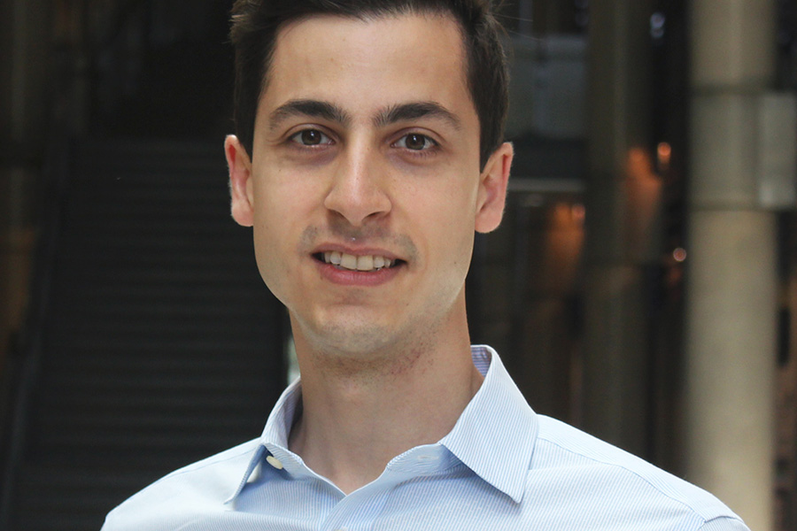 Professor Vahid Sarhangian (MIE) is the Director of the Centre for Healthcare Engineering, and one of four U of T Engineering professors with projects funded by the Connaught New Researcher Awards. (Photo: Liz Do)