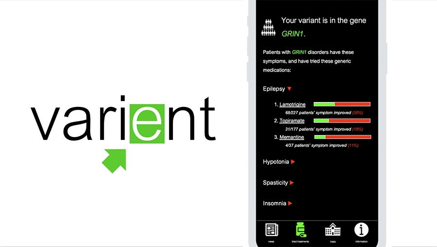 Varient is a platform that aggregates data about off-label use of medicines for the treatment of rare diseases. (Image courtesy: Varient)