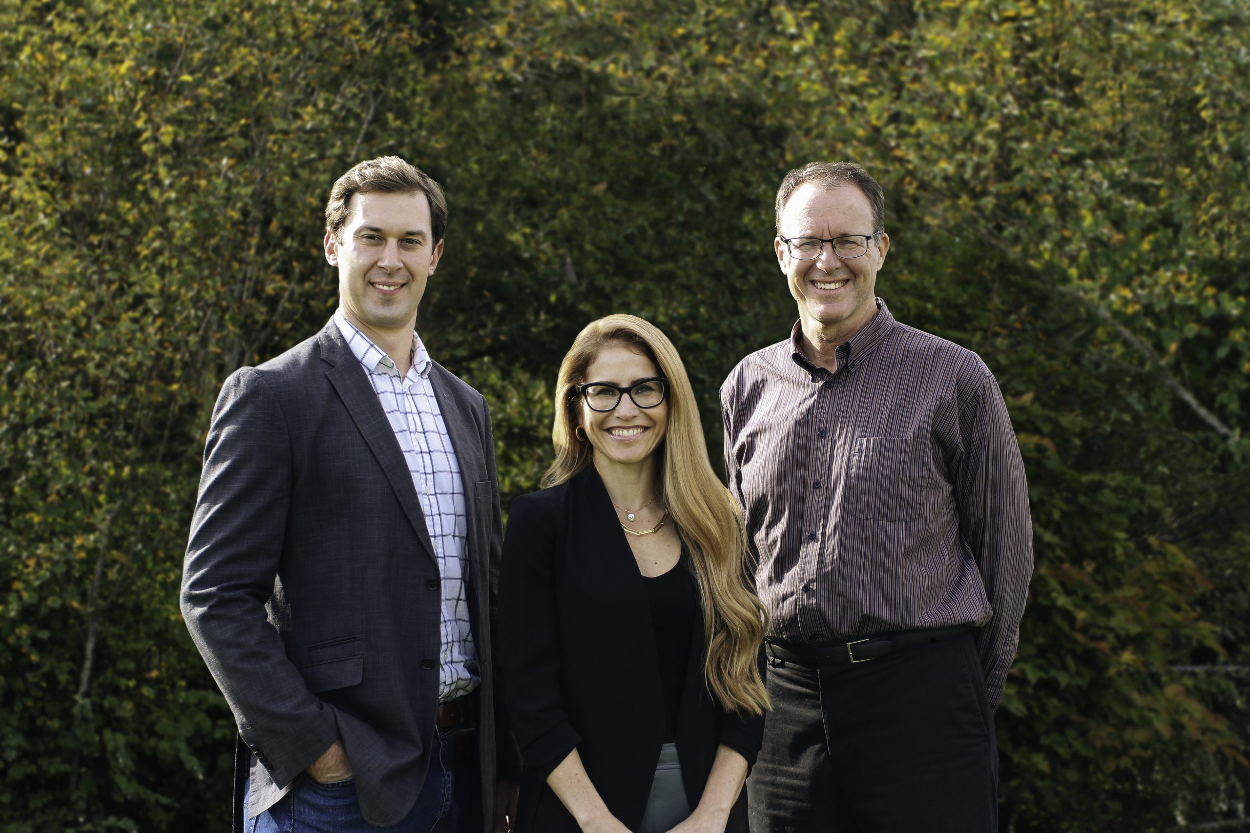 (L-R) Andrew Gillis, CEO of Aurora Hydrogen, Professor Erin Bobicki, University of Alberta, and Professor Murray Thomson (MIE), University of Toronto. The three have developed a new method for generating emissions-free hydrogen, and are seeing interest in their technology from the energy sector. (Photo courtesy: Murray Thomson) 