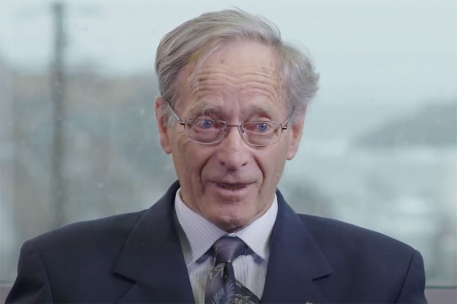 G. Ross Peters in <a href="https://www.youtube.com/watch?v=i7M4A2YJfzo">a video produced by Engineers Canada</a>, which awarded him the Meritorious Service Award for Professional Service in 2017.
