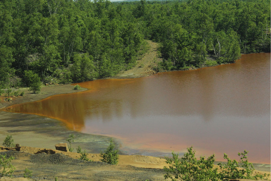 tailings pond