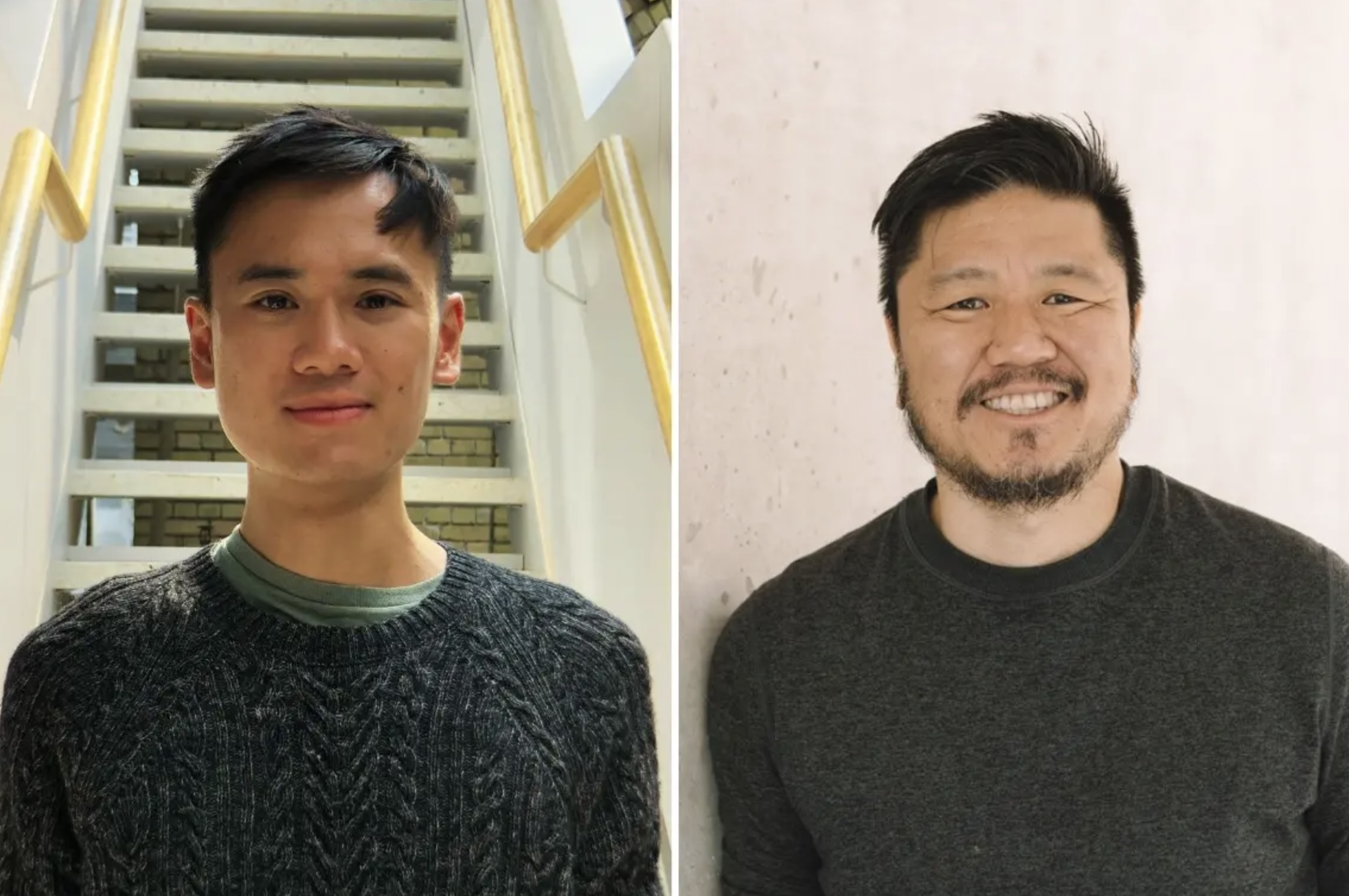 Left to right: Matthew Nguyen (BME PhD candidate) and Professor Warren Chan (BME found that about 45% of nanoparticles that accumulate in tumours end up exiting them. (Photos: submitted)