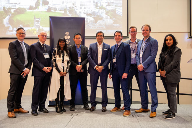 Attendees of U of T's Partners Reception