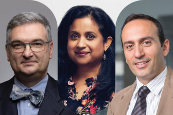 Image link to U of T Engineering professors and alumni honoured by the Engineering Institute of Canada