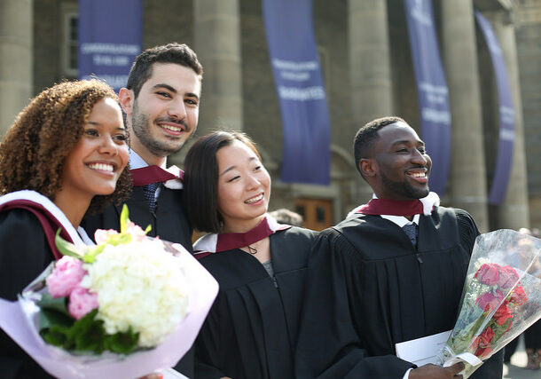 Students at convocation