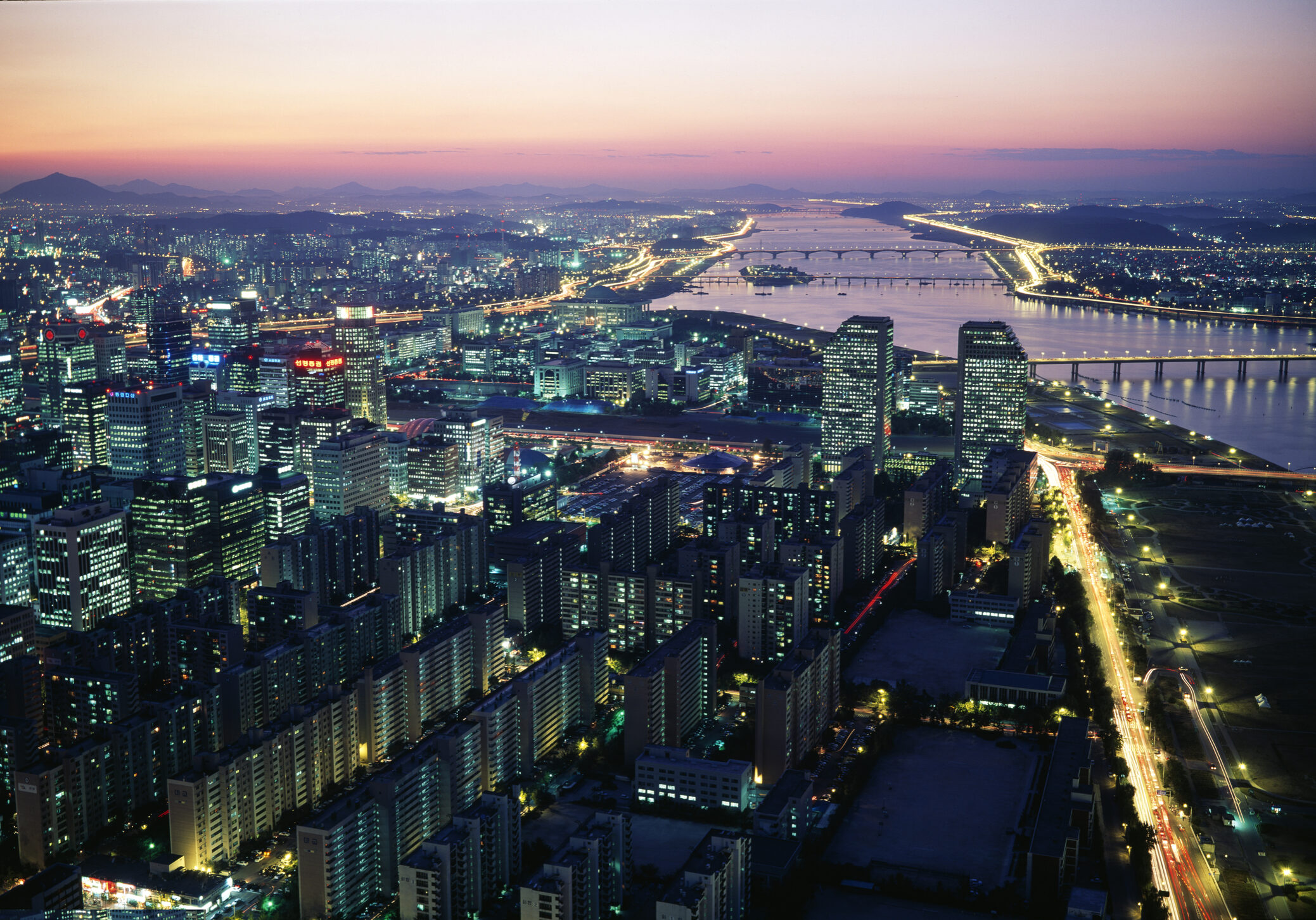 Photo of Seoul, Korea at night