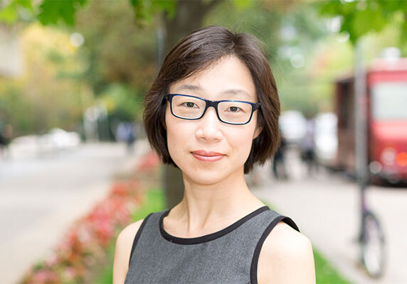 Cheng-sized Professor Hai-Ling Margaret Cheng (IBBME, ECE) researches ways to improve MRI scans, which could allow for earlier cancer detection or accelerate the development of personalized medicine. (Photo: Roberta Baker)