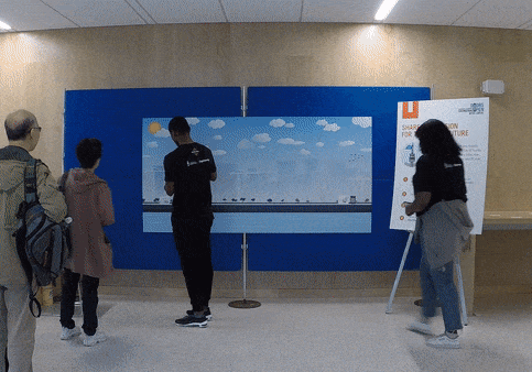 Through an interactive, kid-friendly activity, U of T Engineering asked guests to let their creativity flow and share their vision for Toronto's future.