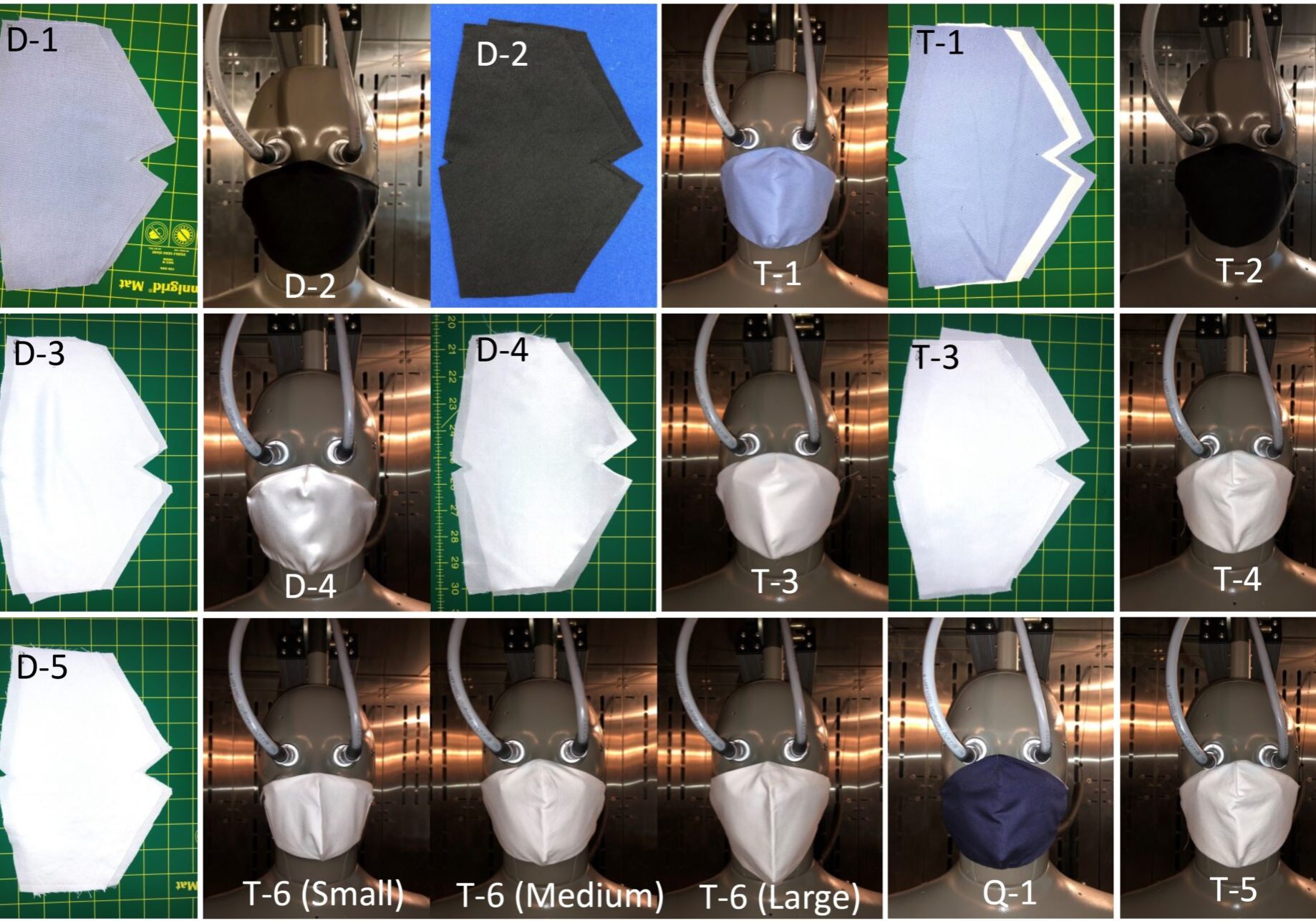 The DREAM Laboratory constructed and tested 12 different face masks, and used a sweating thermal manikin to validate if there was a correlation between face mask discomfort and the level of protection the mask offers. (Photo: Farzan Gholamreza)