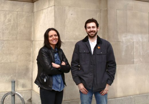 Dr. Darlee Gerrard and Ethan Boyer co-lead the Indigenous Design &amp; Engineering Academy (IDEA). (Photo: Safa Jinje) 