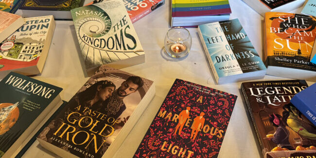 Books from QueerSphere's lending library