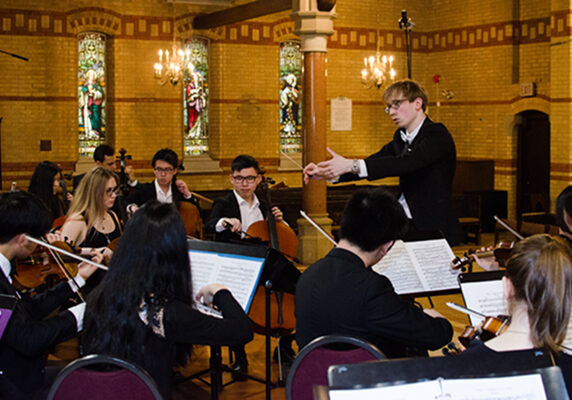 The Skule Orchestra is among many musical groups affiliated with U of T Engineering. A new minor and certificate will enable engineering students to pursue courses from the Faculty of Music as part of their degree program.